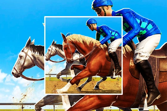 Corrida de cavalos 2D - Corrida de cavalos 2D jogo online