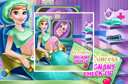 Jogo Ice Queen Pregnant Check-Up