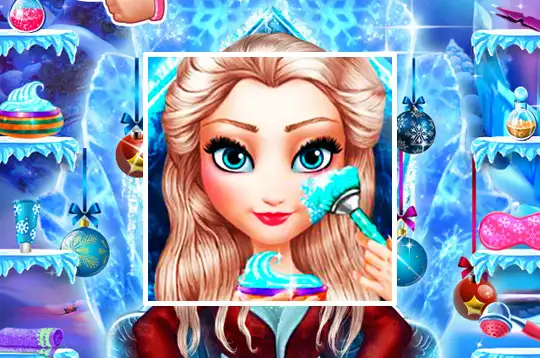 ICE QUEEN CHRISTMAS: REAL HAIRCUTS jogo online gratuito em