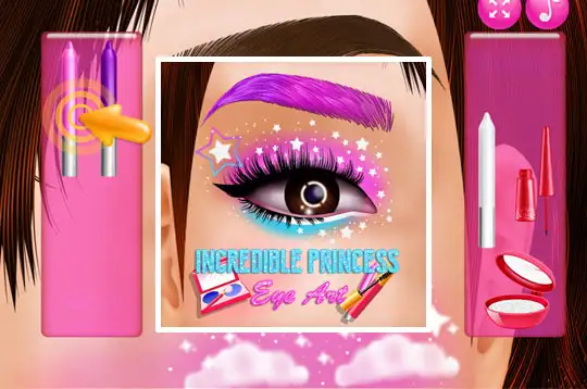 Incredible Princess Eye Art On Culga Games 2972