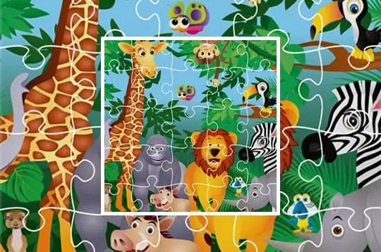 King Of Jungle Jigsaw