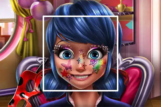 Ladybug Glittery Makeup
