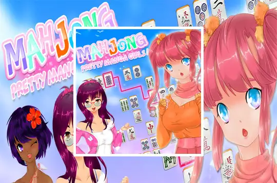 Mahjong Pretty Manga Girls