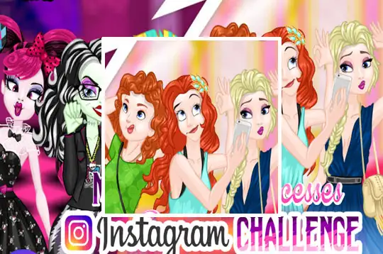 Jogue Princesas da Disney VS Monster High: Instagram, um jogo de Monster  high