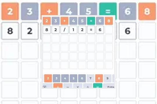 Nerdle: Termo de Matemática