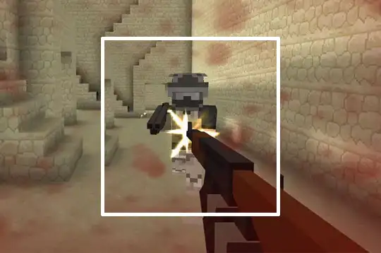 Minecraft jogo de tiro - block strike 