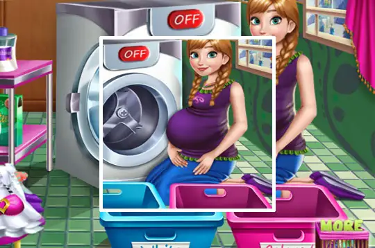 Pregnant Princess Laundry Day Sur Jeuxgratuitjeux