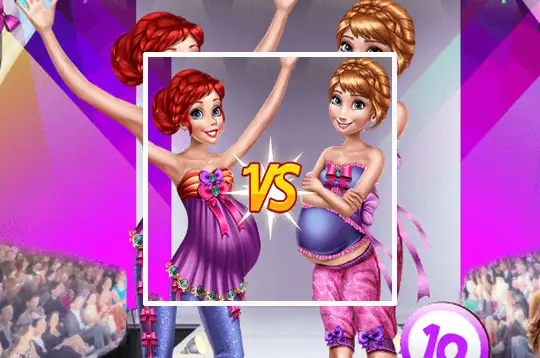 Pregnant Princesses On Catwalk Em Jogos Na Internet