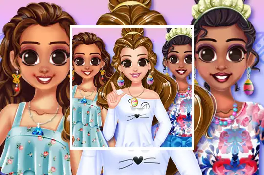 Princesses Tie Dye Fashion em Jogos na Internet