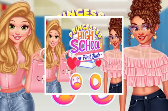 Jogo Princesses High School First Date no Jogos 360