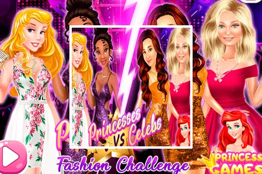 Princesses Vs. Celebs Fashion Challenge
