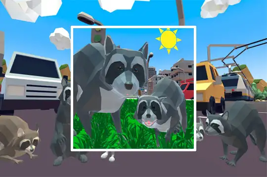 RACCOON ADVENTURE: CITY SIMULATOR 3D - Jogue Agora!