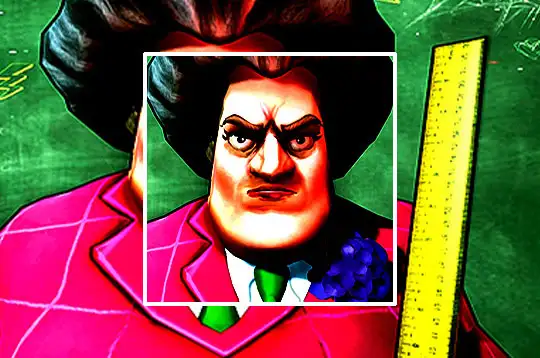 JOGUEI A VERSÃO MAIS ANTIGA DO JOGO DA PROFESSORA MALVADA! (Scary Teacher 3D)  