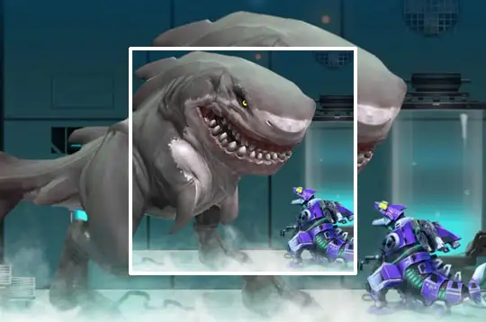 Sharkosaurus Rampage - Play Online on Snokido