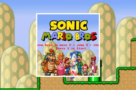 Sonic Mario Bros em Jogos na Internet