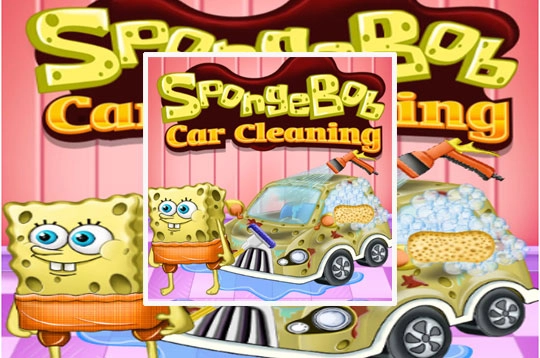 Spongebob Car Cleaning
