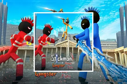 Stickman Ultimate Street Fighter 3D em Jogos na Internet