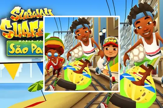 Subway Surfers #1 - Bora pular uns Trens!! 