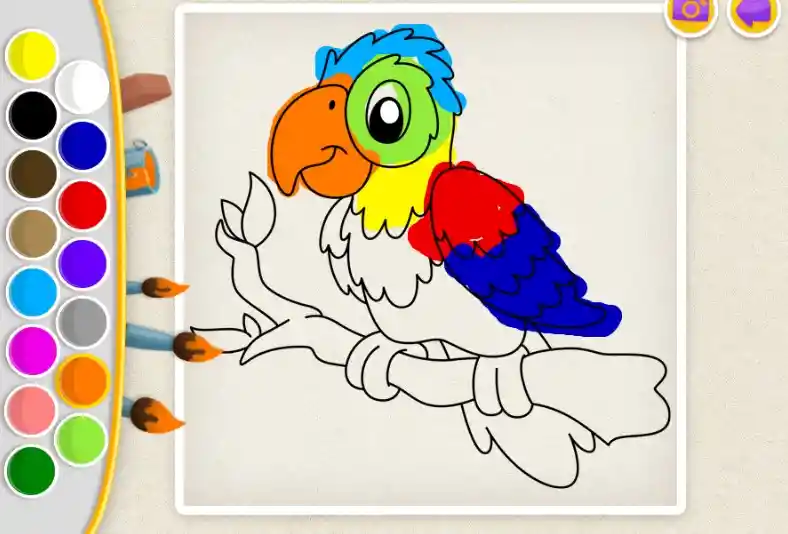 Juegos Infantiles online: Dibujos para Colorear y Pintar